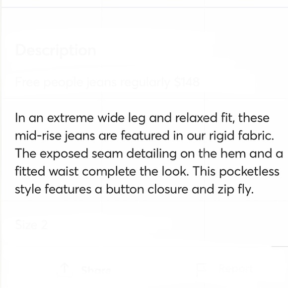 Free People Gilmore Landon Wideleg Jeans - Picture 4 of 12